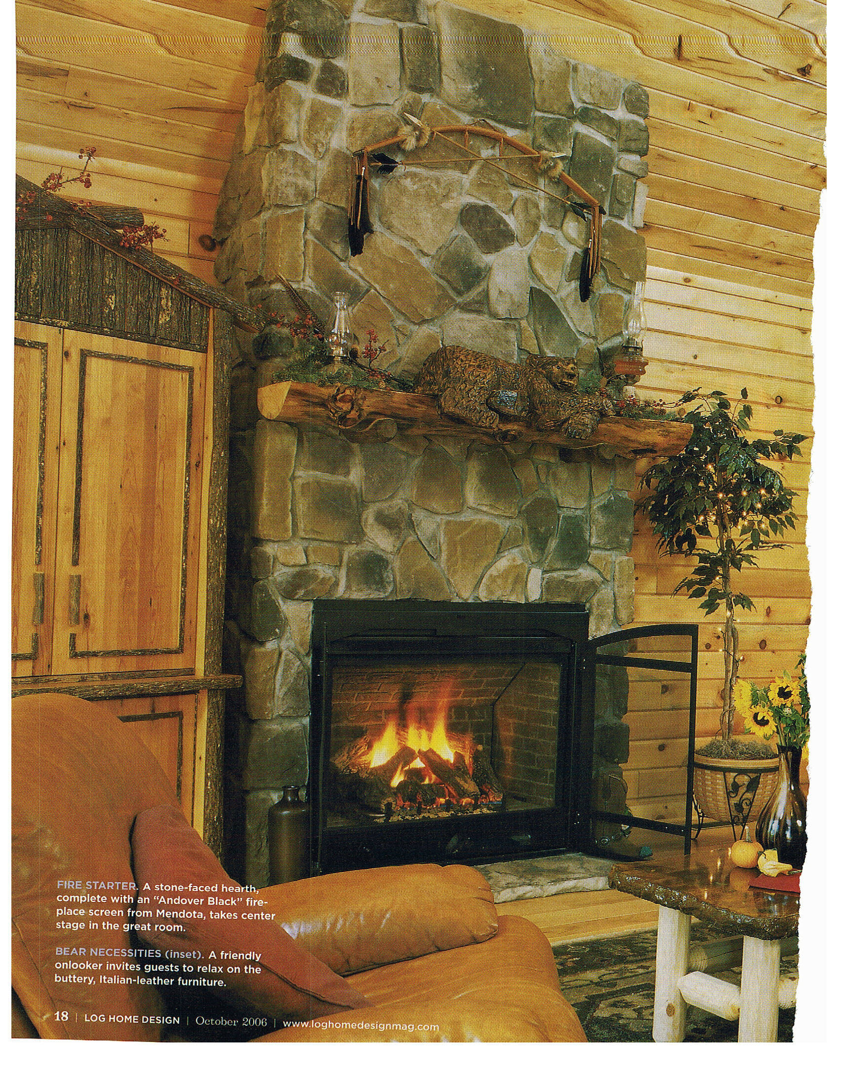 interior design for log homes